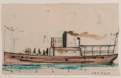 El barco de vapor NYA AKERS KANAL de Per Wilhelm Cedergren